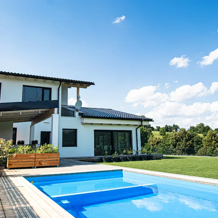 Terrassement de piscine avec accès engin
